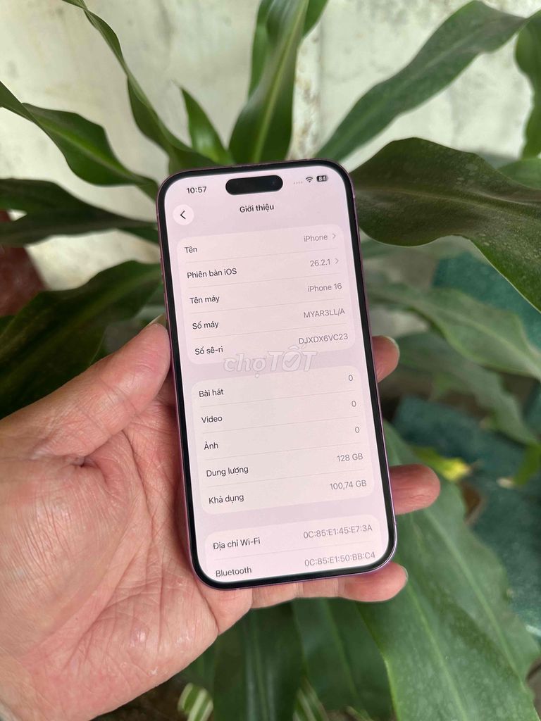 Apple iPhone 16 128GB Tím. Mua bán Điện thoại tại Thành phố Biên Hòa Đồng Nai được đăng bởi Thạch Lê hình 1
