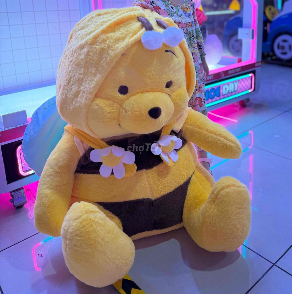 Thú nhồi bông Gấu Pooh ong Vàng nâu. Mua bán Sở thích khác tại Quận Tân Phú Tp Hồ Chí Minh được đăng bởi Mỹ Xuyên hình 1