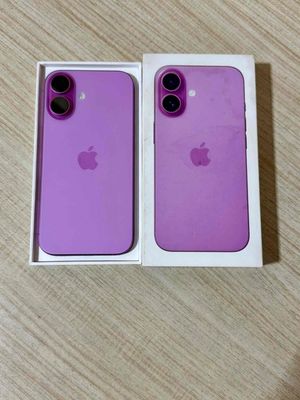 iPhone 16 128GB Hồng FULLBOX NEW APPLE 12/2025