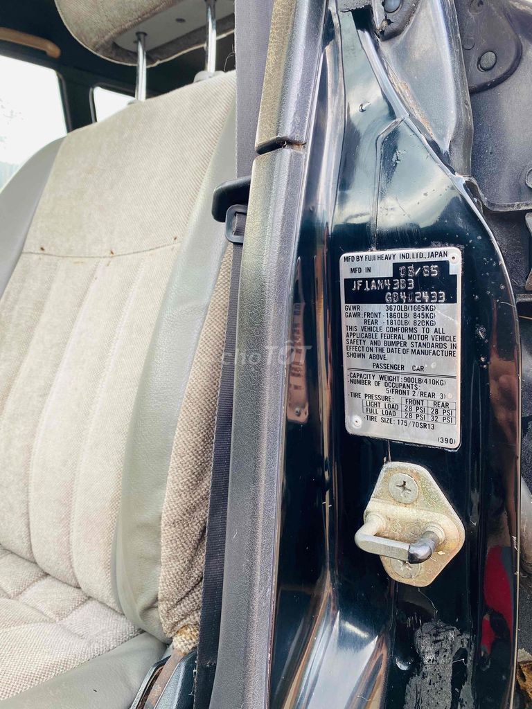 Subaru Legacy 1985 - 120000 km. Mua bán Ô tô tại Thành Phố Bắc Kạn Bắc Kạn được đăng bởi Tanvinh hình 10