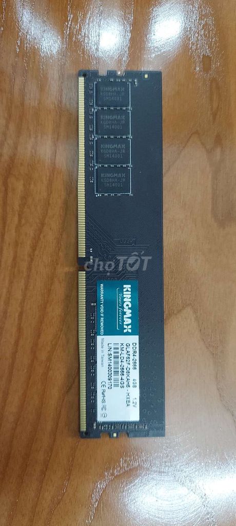DDr 4g 2666 Kingmax. Mua bán Linh kiện (RAM, Card...) tại Huyện An Dương Hải Phòng được đăng bởi Nguyễn Văn Đức hình 1