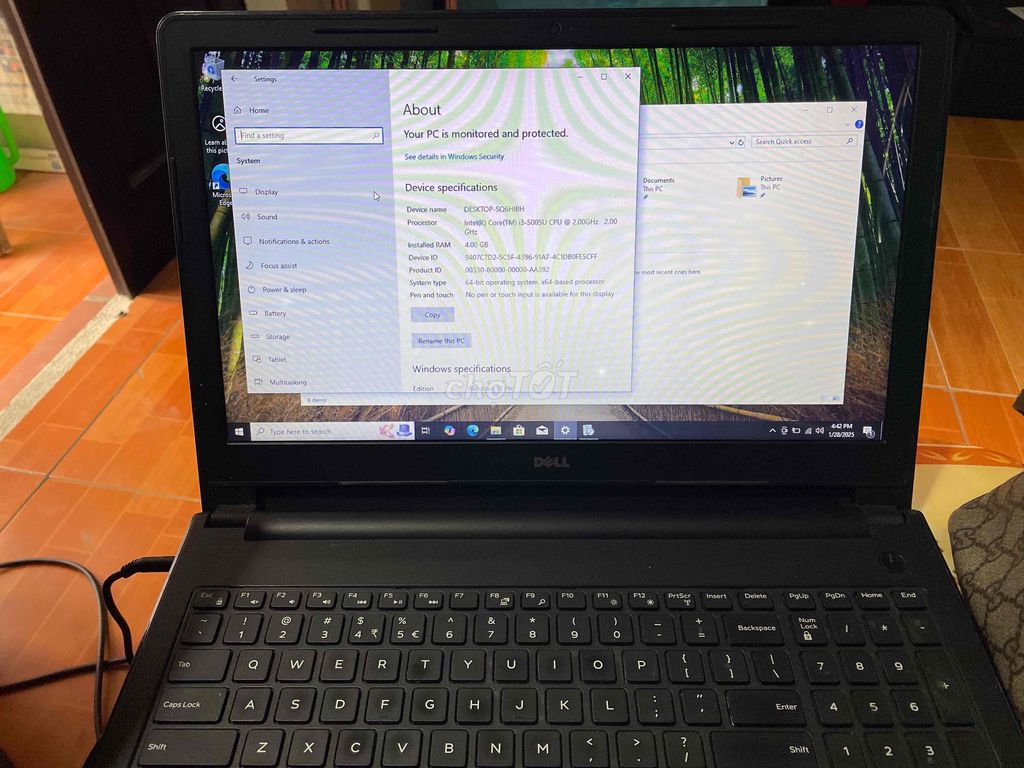 laptop dell 5338 i3 4gb ram