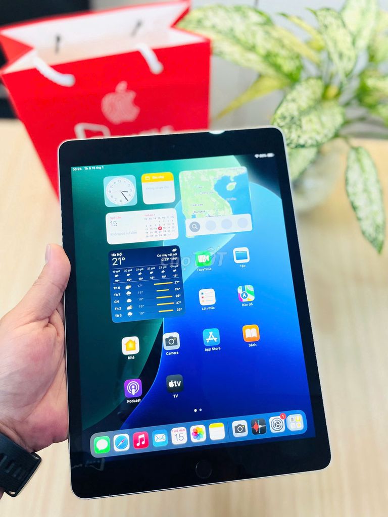 Apple iPad Gen 9 64GB Bạc. Mua bán Máy tính bảng tại Thành phố Biên Hòa Đồng Nai được đăng bởi HK Mobile  hình 1