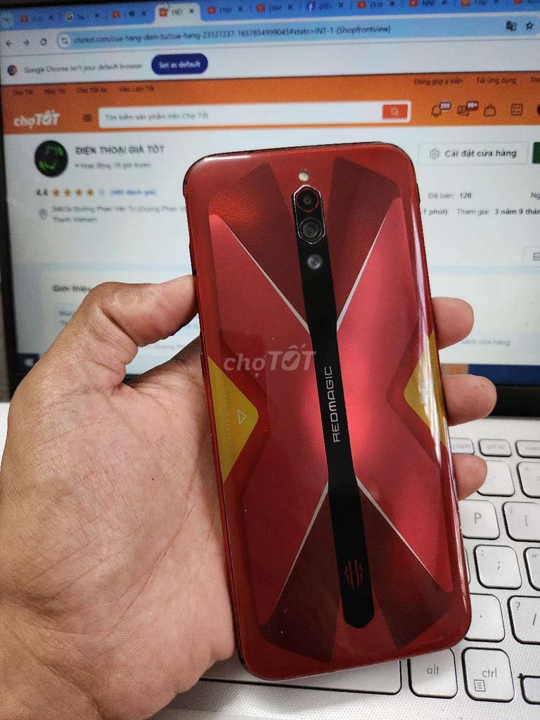 NUBIA RED MAGIC 5G 8GB.128GB SNAP 865 ZIN FULL CN. Mua bán Điện thoại tại Quận Bình Thạnh Tp Hồ Chí Minh được đăng bởi Dân Mobile hình 1
