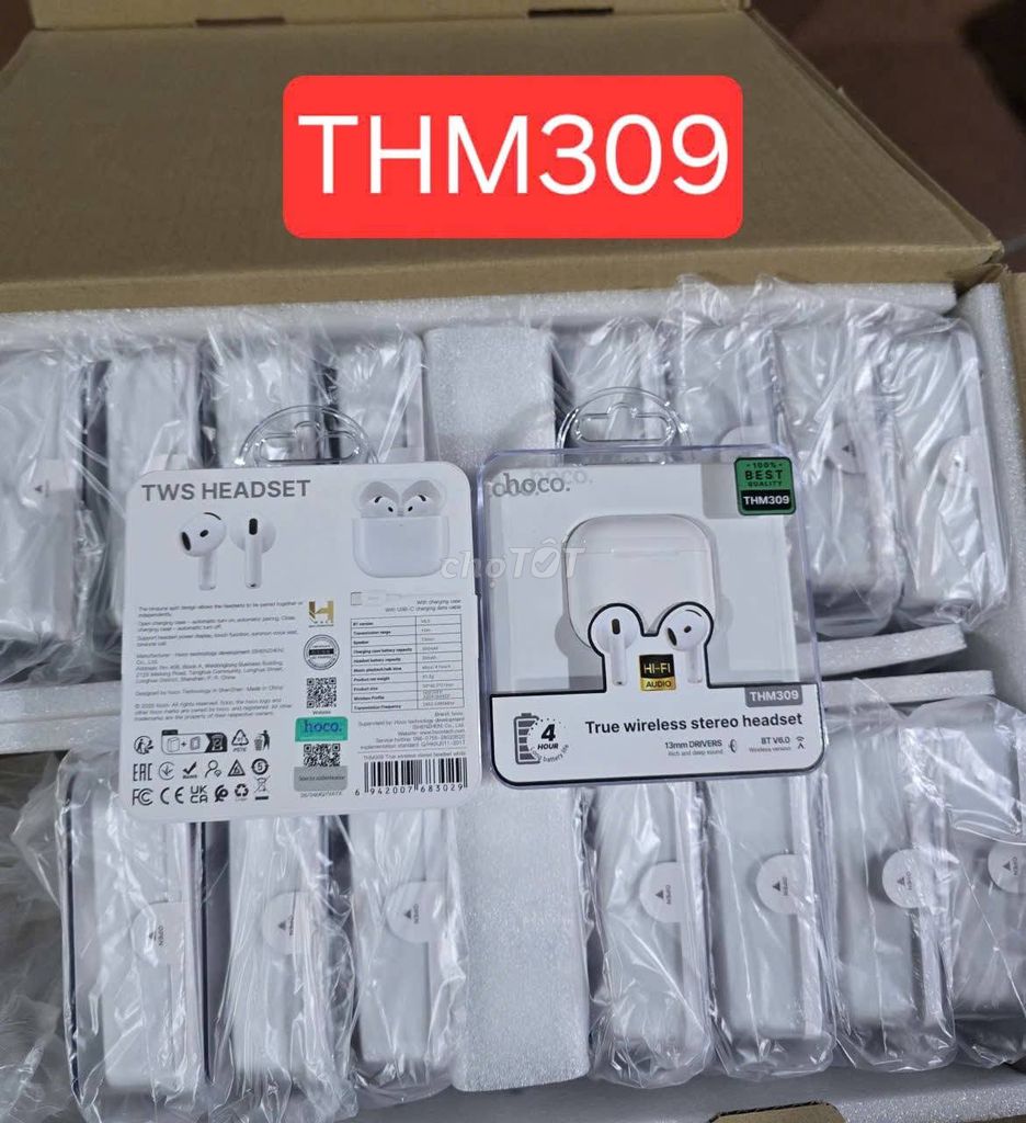 Tai nghe Bluetooth Hoco THM310 Đen. Mua bán Tivi, Âm thanh tại Quận 5 Tp Hồ Chí Minh được đăng bởi Hội Đồ Điện Tử hình 1