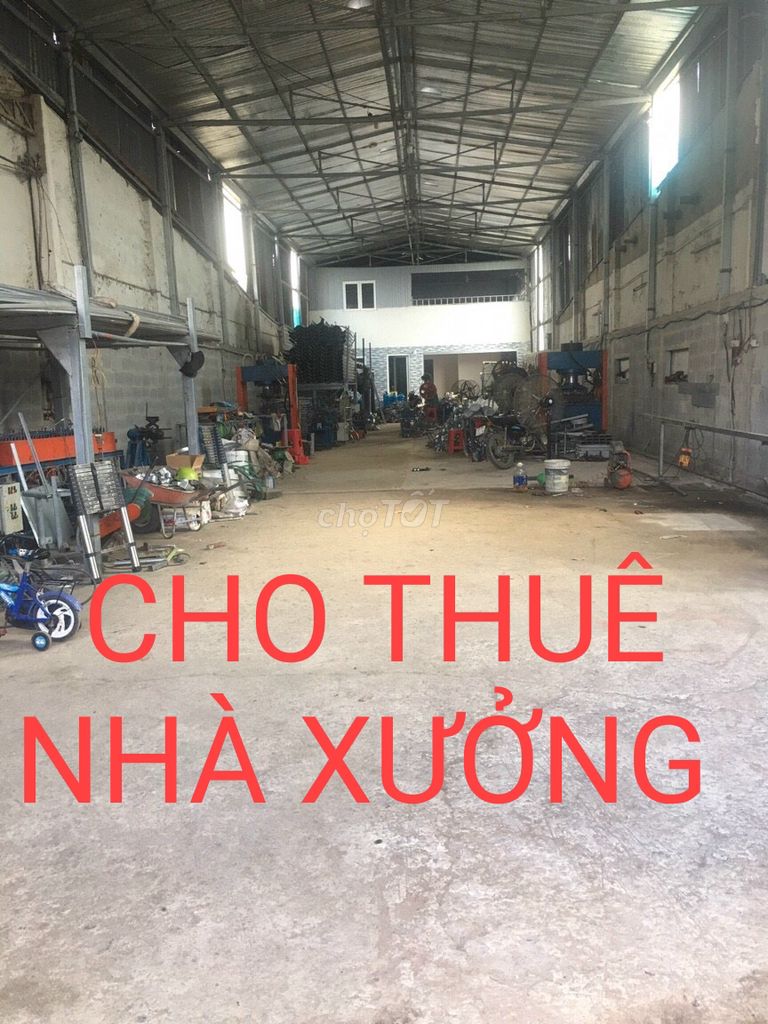 CHO THUÊ NHÀ XƯỞNG XÃ TÂN PHÚ TRUNG CỦ CHI 400M