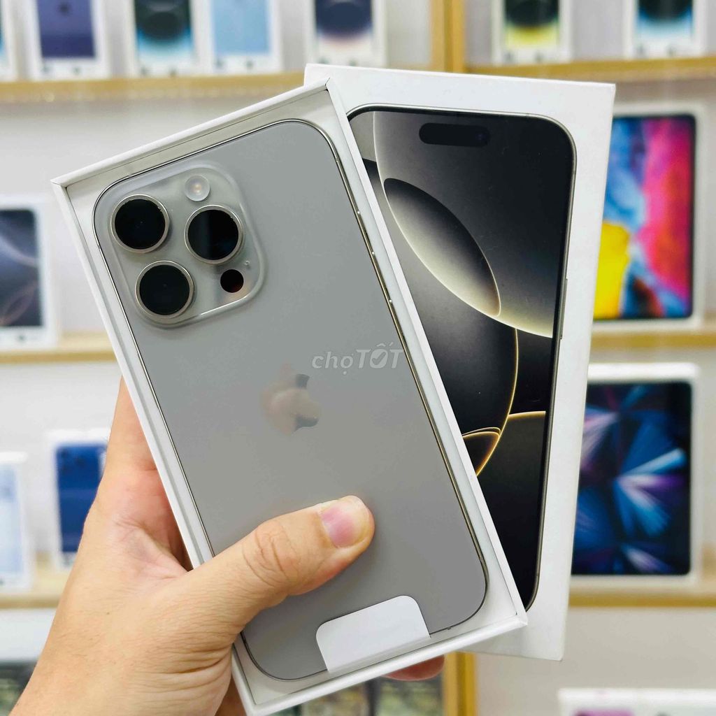 🍎16 PRO TỰNHIÊN 128GB VN/A FULBOX PIN100%BH12/2026. Mua bán Điện thoại tại Quận Ninh Kiều Cần Thơ được đăng bởi Nghĩa Trần Mobile hình 1