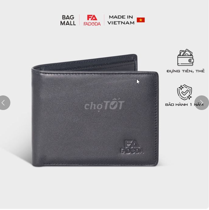 VÍ DA BÒ ĐỰNG DÁNG NGANG BASIC FADODA VN040