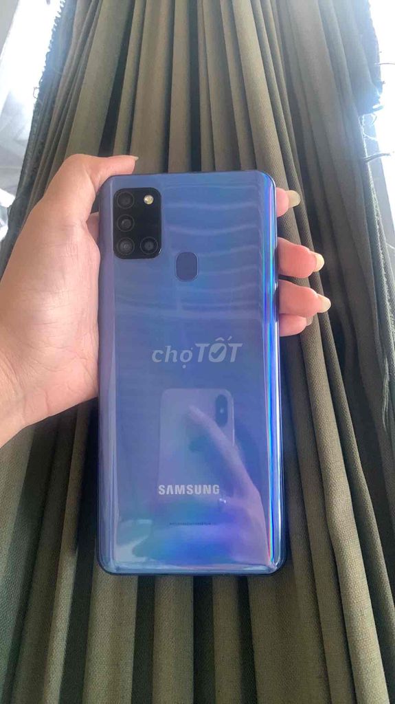 Samsung A21s Xanh. Mua bán Điện thoại tại Huyện Cầu Ngang Trà Vinh được đăng bởi Tạ Nguyễn Vịnh Nghi hình 1