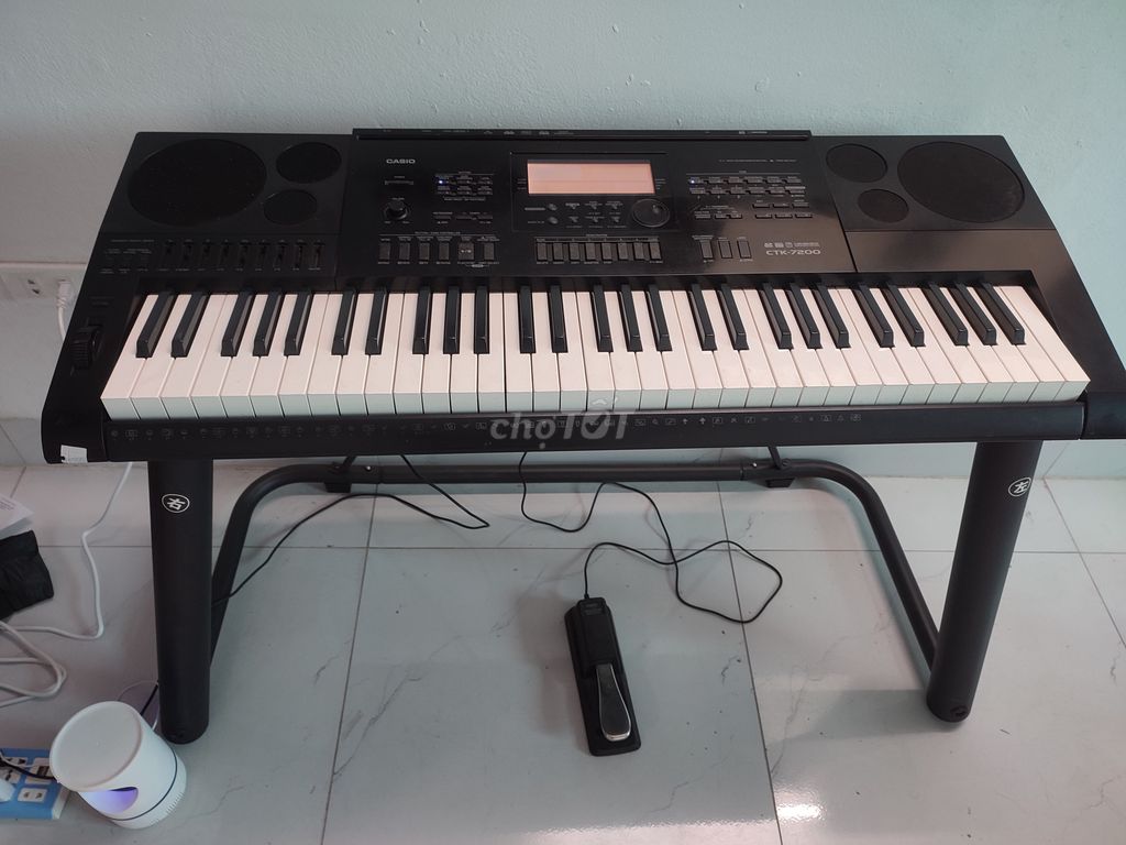 Đàn Casio CTK-7200 cũ full phụ kiện.