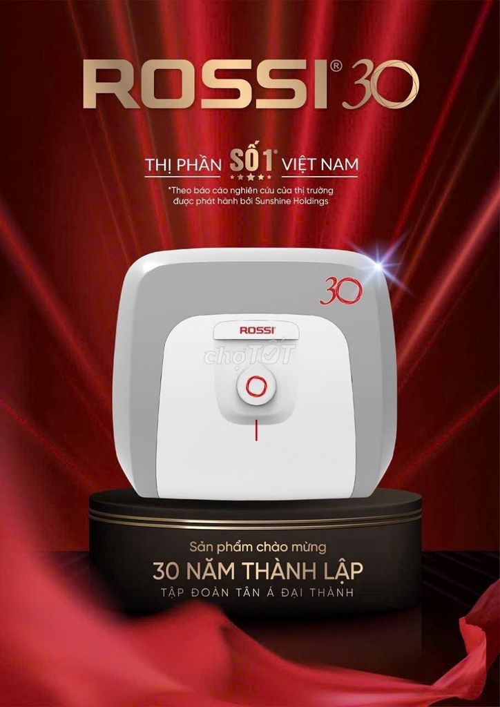 Bình nước nóng ROSSI 15 lít vuông . Mua bán Thiết bị vệ sinh, nhà tắm tại Quận Ngũ Hành Sơn Đà Nẵng được đăng bởi Ù Lão Còi hình 1
