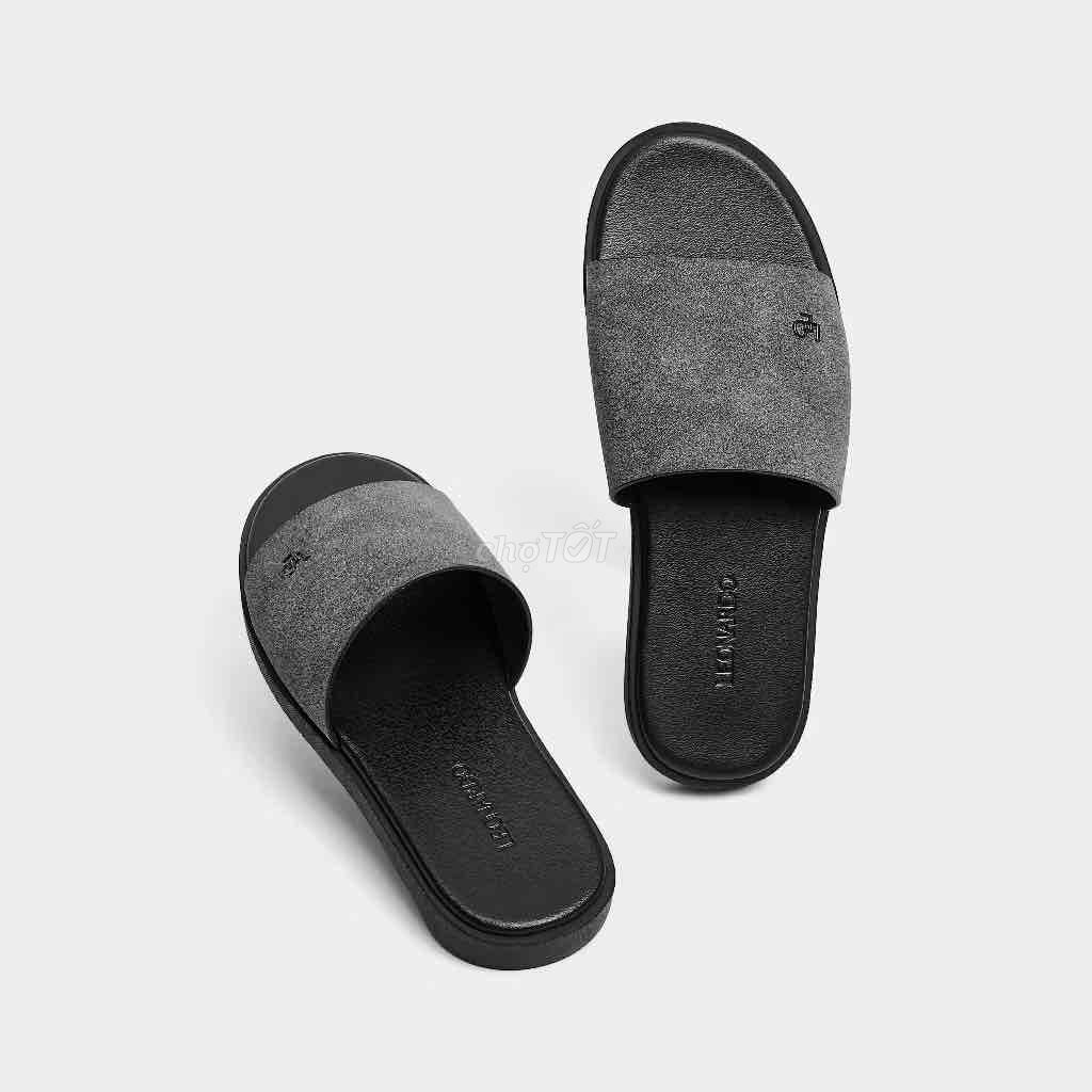 Dép Leonardo Nam Da Xám size 41. Mua bán Giày dép tại Quận Cầu Giấy Hà Nội được đăng bởi tùng hình 1