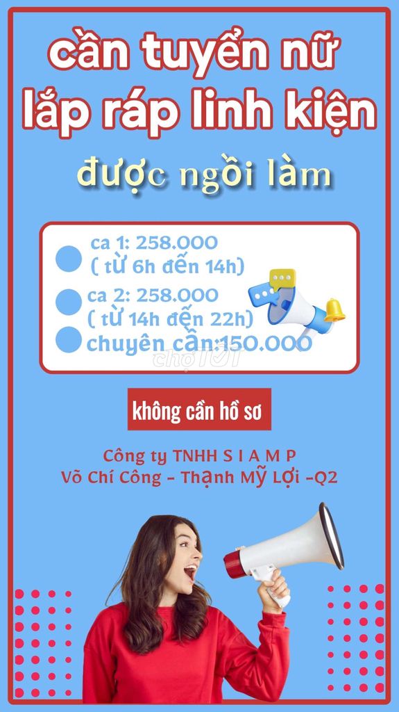 Tuyển dụng thời vụ ngồi làm q2 hổ trợ ứng lương