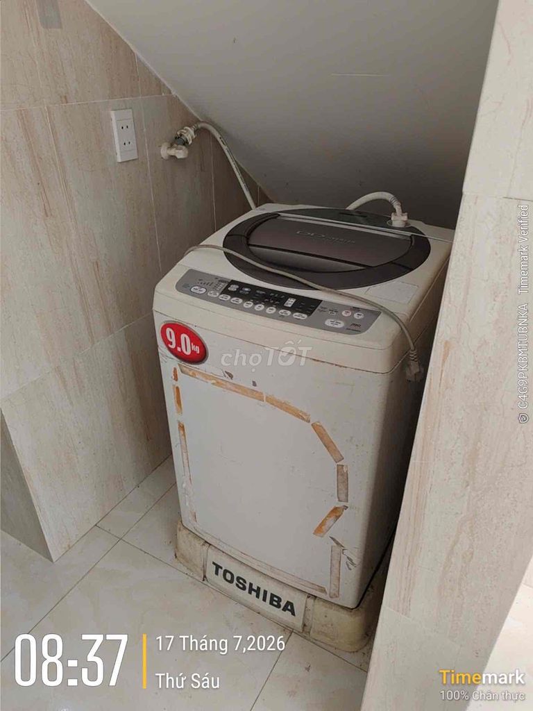 Máy giặt Toshiba cửa trên 9.0 kg Trắng. Mua bán Máy giặt tại Quận Hải Châu Đà Nẵng được đăng bởi Mai Khánh hình 1