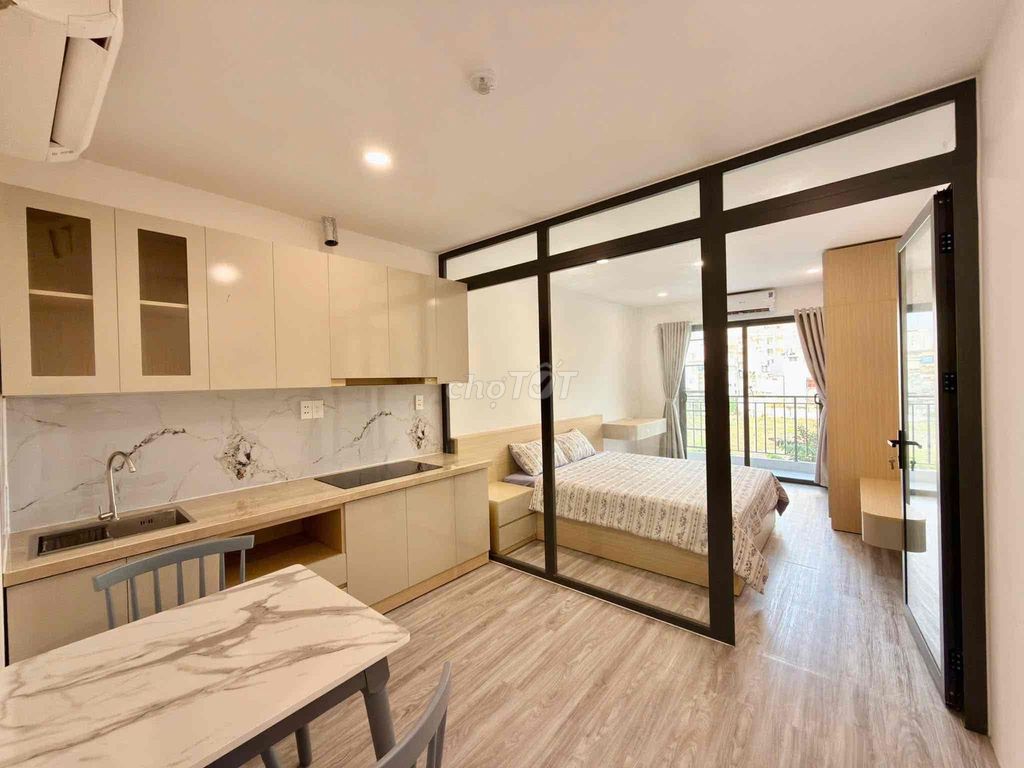 Căn hộ 1PN ban công full nội thất ngay Trần Não - gần cầu Sài Gòn