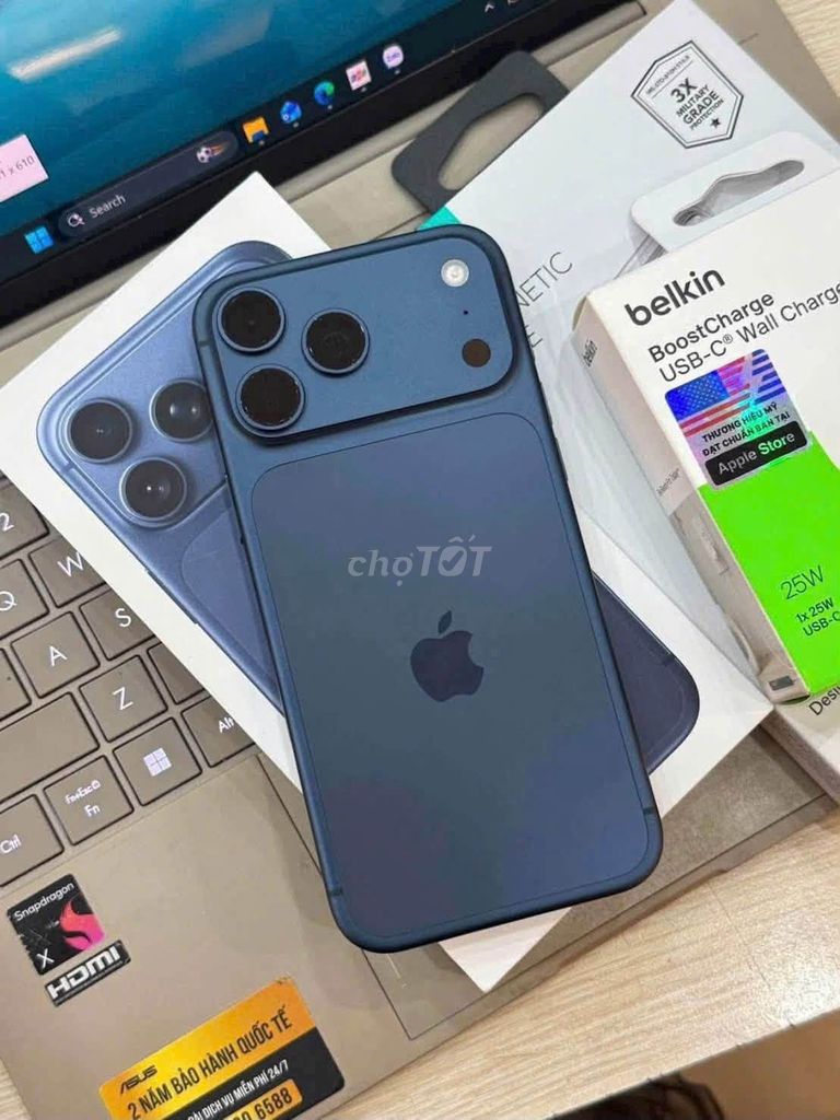 Apple iPhone 17 Pro Max Xanh, Trắng, Cam. Mua bán Điện thoại tại Quận 4 Tp Hồ Chí Minh được đăng bởi Hội Đồ Điện Tử hình 1