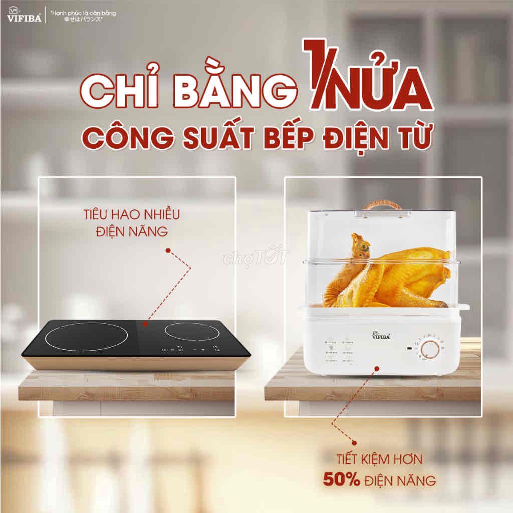 Thanh lý nồi hấp VIFIBA  Mới 99% hấp 1 lần