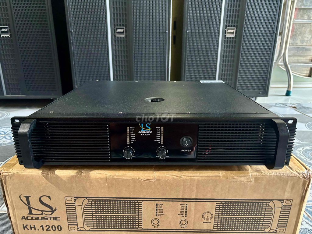 Cục đẩy công suất LS Acoustic KH1200 Đen Như mới. Mua bán Tivi, Âm thanh tại Quận Ninh Kiều Cần Thơ được đăng bởi Nguyễn Nam Mua Bán Âm Thanh  hình 1