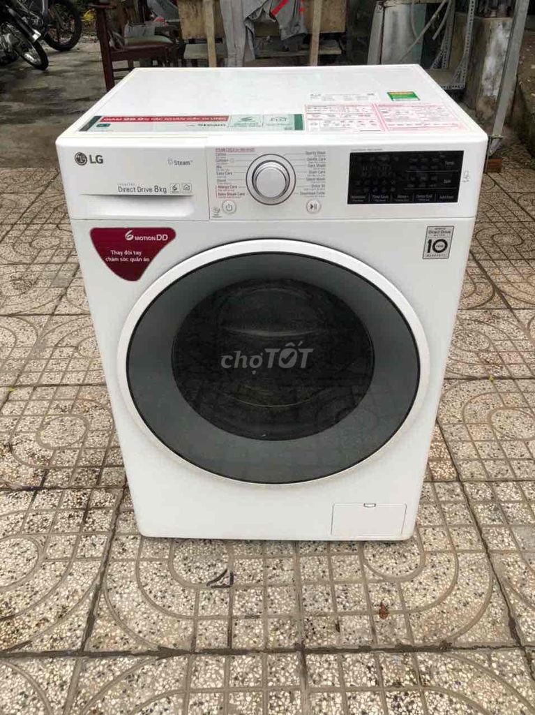 Máy giặt cửa ngang LG Inverter 8kg mới 95%