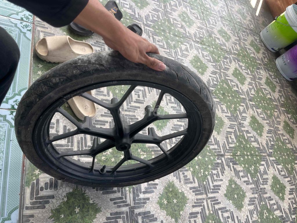 Mâm xe máy Honda Sonic Đen Hợp kim. Mua bán Phụ tùng xe tại Huyện Bắc Tân Uyên Bình Dương được đăng bởi Nguyễn Văn Đức hình 5