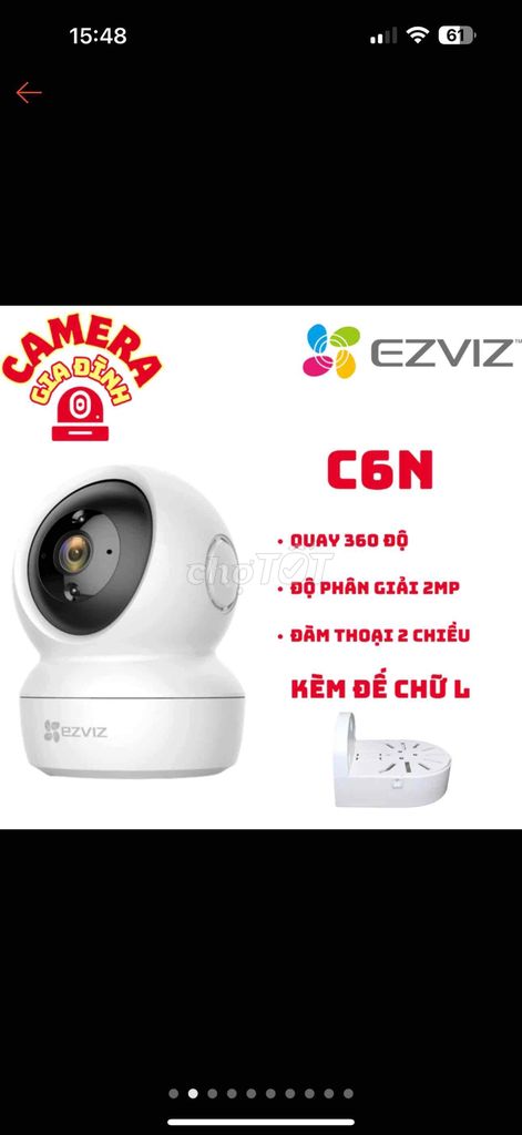 Camera EZVIZ C6N 2Mp 360 độ - siêu nét, siêu rộng