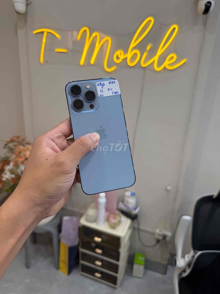 13 Pro 128Gb Quốc Tế zin full xanh blue keng. Mua bán Điện thoại tại Quận Thanh Xuân Hà Nội được đăng bởi Ngô Tráng T Mobile hình 1