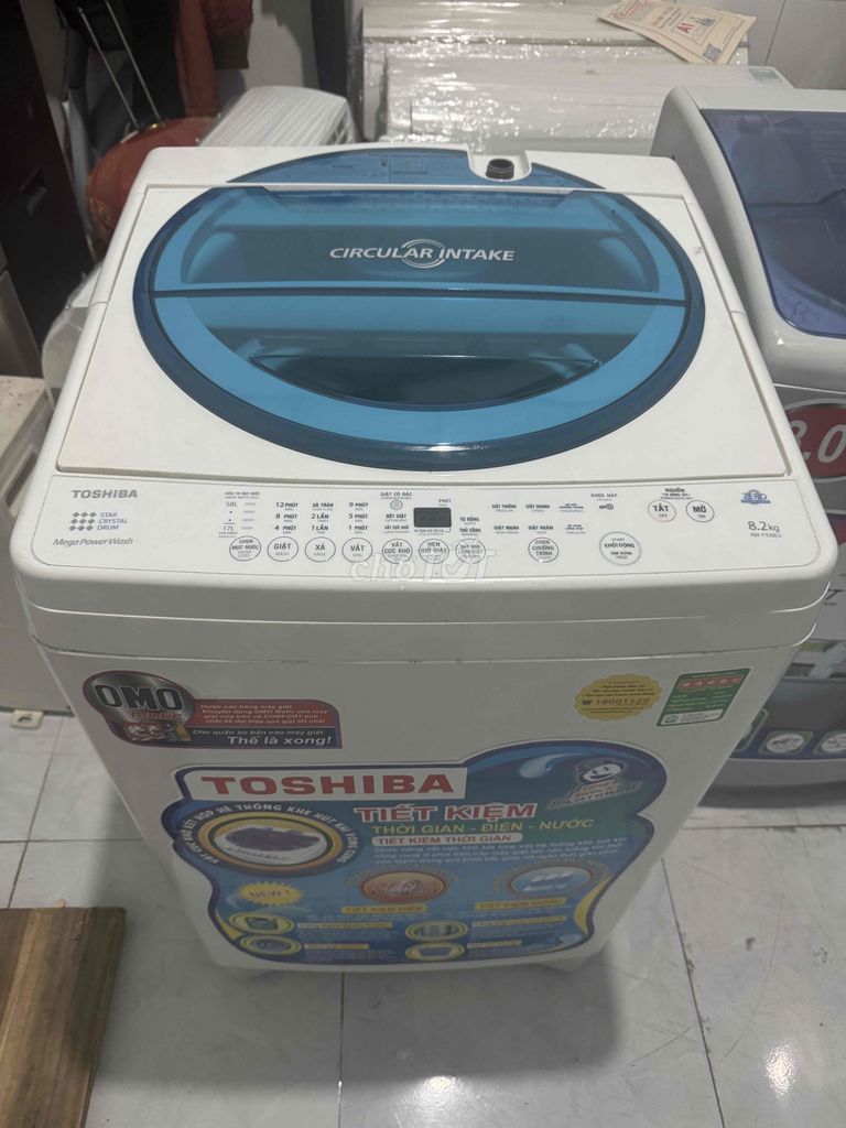 cần thanh lý máy giặt toshiba 8,2kg máy còn mới