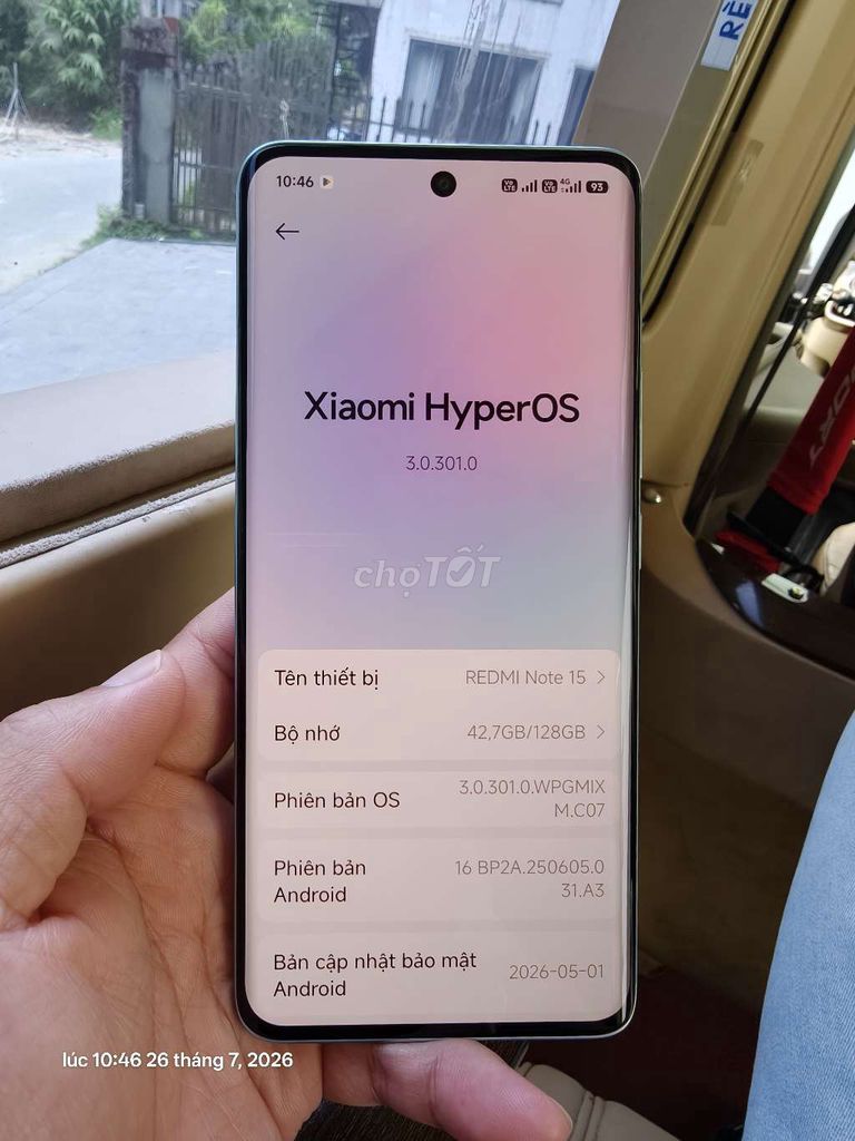Xiaomi Redmi Note 15 6GB/128GB Xám. Mua bán Điện thoại tại Quận Long Biên Hà Nội được đăng bởi Nguyễn Nam hình 1