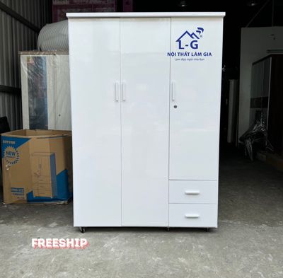 TỦ NHỰA QUẦN ÁO 3 CÁnh  –TỦ NHỰA QUẦN ÁO –--tủ -tủ. Mua bán Tủ, kệ gia đình tại Quận Bình Tân Tp Hồ Chí Minh được đăng bởi GIƯỜNG SẮT SƠN LÂM