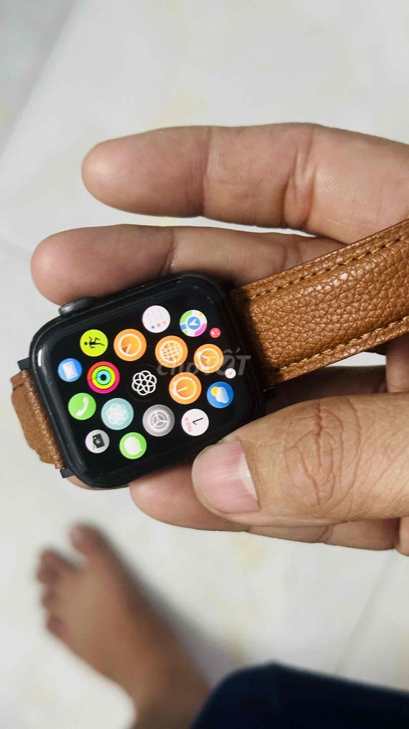 Apple Watch Dây da Đen. Mua bán Thiết bị đeo thông minh tại Huyện Bình Chánh Tp Hồ Chí Minh được đăng bởi Pự Pự hình 1