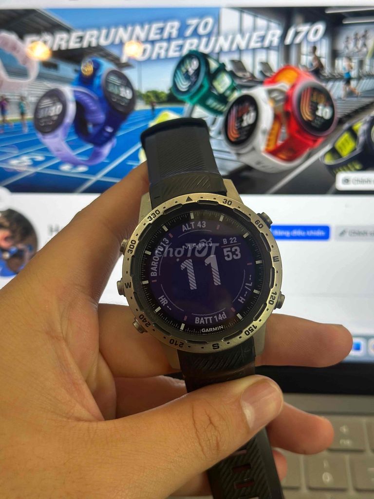 Garmin Marq Adventure Gen 1 Titanium Đen Bạc. Mua bán Thiết bị đeo thông minh tại Quận 3 Tp Hồ Chí Minh được đăng bởi Mạnh Phi hình 1