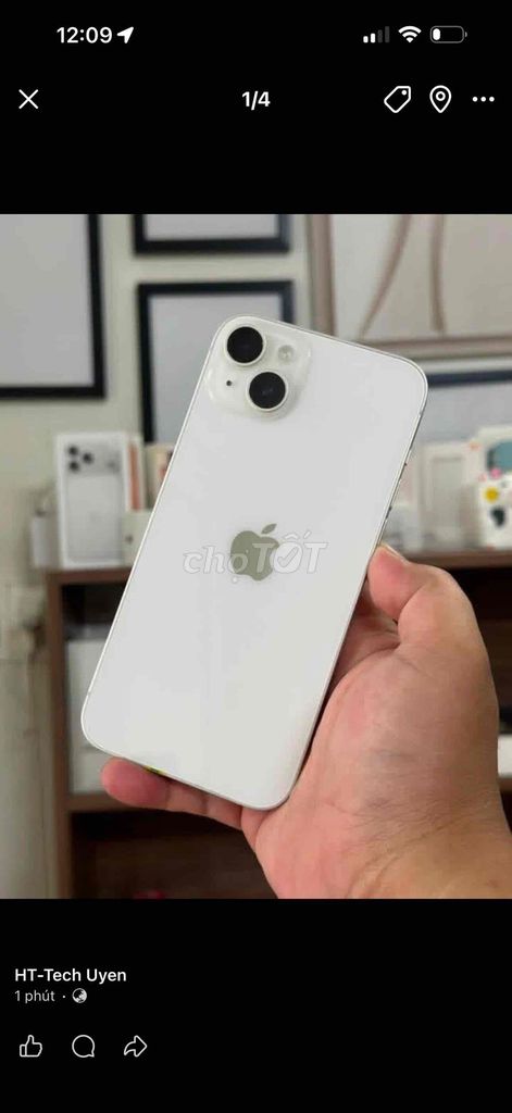 Apple iPhone 14 Plus 128GB Trắng LL/A Quốc tế. Mua bán Điện thoại tại Thành phố Biên Hòa Đồng Nai được đăng bởi Uyên Phạm hình 1