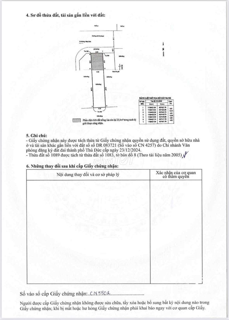 3 Lô Liền Kề MT Đường 40 Phường Hiệp Bình Chánh TĐ