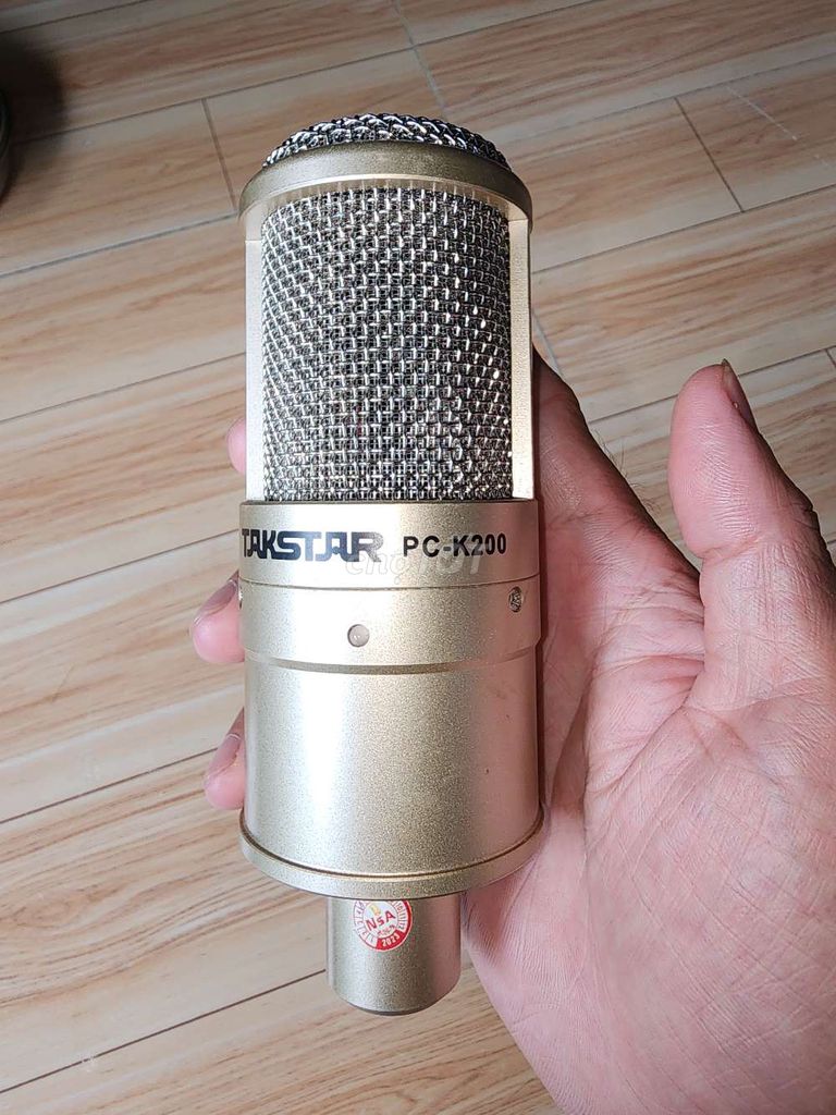 Microphone Takstar PC-K200 Vàng đồng. Mua bán Tivi, Âm thanh tại Thành phố Cà Mau Cà Mau được đăng bởi Duong hình 1