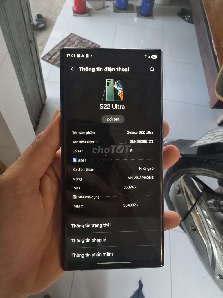 S22 ultra ( bán /gl). Mua bán Điện thoại tại Thành phố Bến Tre Bến Tre được đăng bởi Rồng Con  hình 1