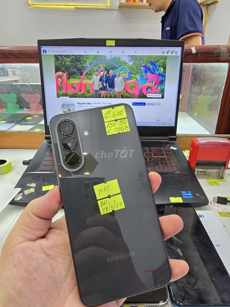 Samsung A37 5G 128GB. Mua bán Điện thoại tại Thành phố Long Xuyên An Giang được đăng bởi Facebook Cầm Đồ Thúy Vân hình 1
