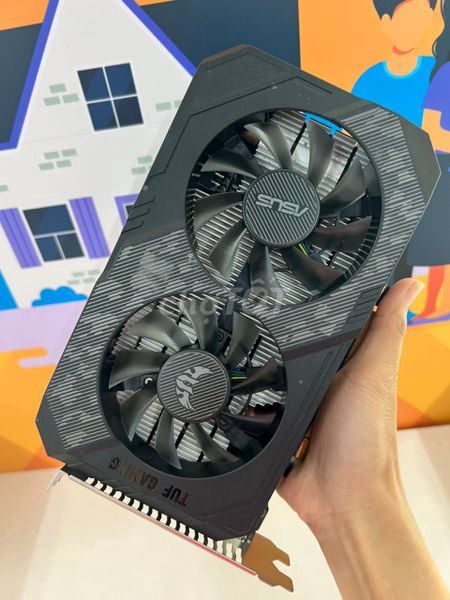 Card đồ họa ASUS GTX 1660 6GB DUA FAN . Mua bán Linh kiện (RAM, Card...) tại Quận Thanh Khê Đà Nẵng được đăng bởi LINH KIỆN PC CARD ĐỒ HOẠ hình 1