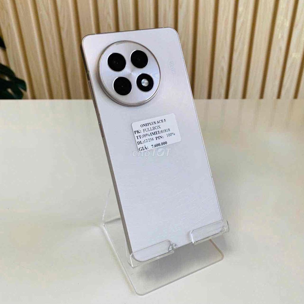 OnePlus Ace 5 Fullbox -12/256GB -Titan - Đẹp 99. Mua bán Điện thoại tại Quận Ninh Kiều Cần Thơ được đăng bởi Hmphone hình 1