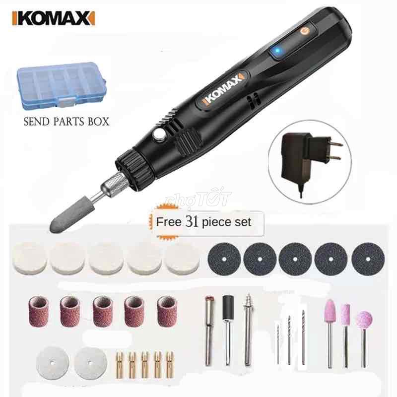 Bộ dụng cụ khoan mài KOMAXX Đen. Mua bán Đồ chuyên dụng, Giống nuôi trồng tại Quận Gò Vấp Tp Hồ Chí Minh được đăng bởi An  Nhiên hình 1