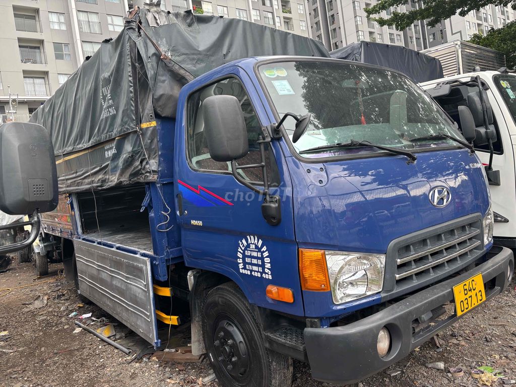Huyndai hd650 6,5t đời 2016 thùng bạt 5*2*2 m ml. Mua bán Xe tải, xe ben tại Huyện Bình Chánh Tp Hồ Chí Minh được đăng bởi Vi hình 2