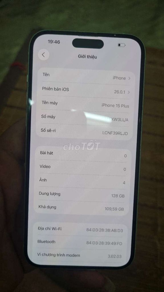 Apple iPhone 15 Plus 128GB Xanh Mỹ 89%. Mua bán Điện thoại tại Huyện Gia Lâm Hà Nội được đăng bởi Dũng hình 1