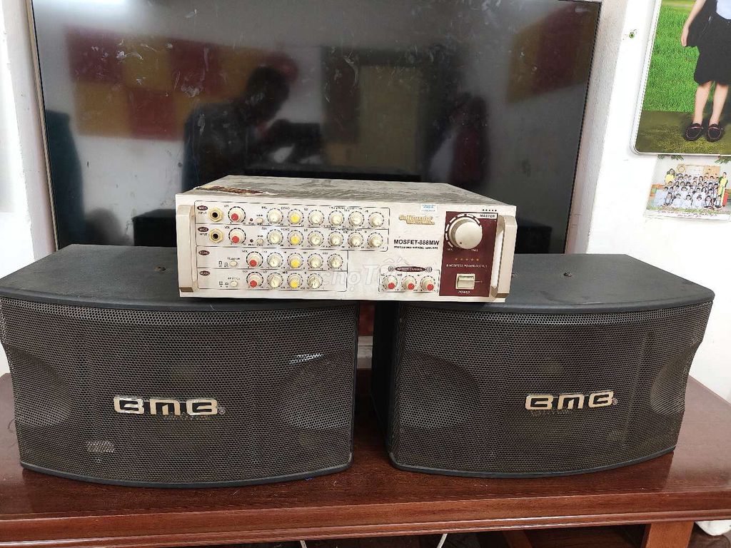 Bộ loa karaoke BMB CS-450V. âm ly California MW888. Mua bán Tivi, Âm thanh tại Huyện Thuỷ Nguyên Hải Phòng được đăng bởi Quang Hải hình 1