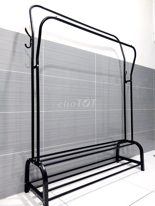 Sào phơi đồ Kim loại Đen 2 tầng. Mua bán Nội thất, đồ gia dụng khác tại Quận Tân Phú Tp Hồ Chí Minh được đăng bởi Hội Đồ Điện Tử hình 1