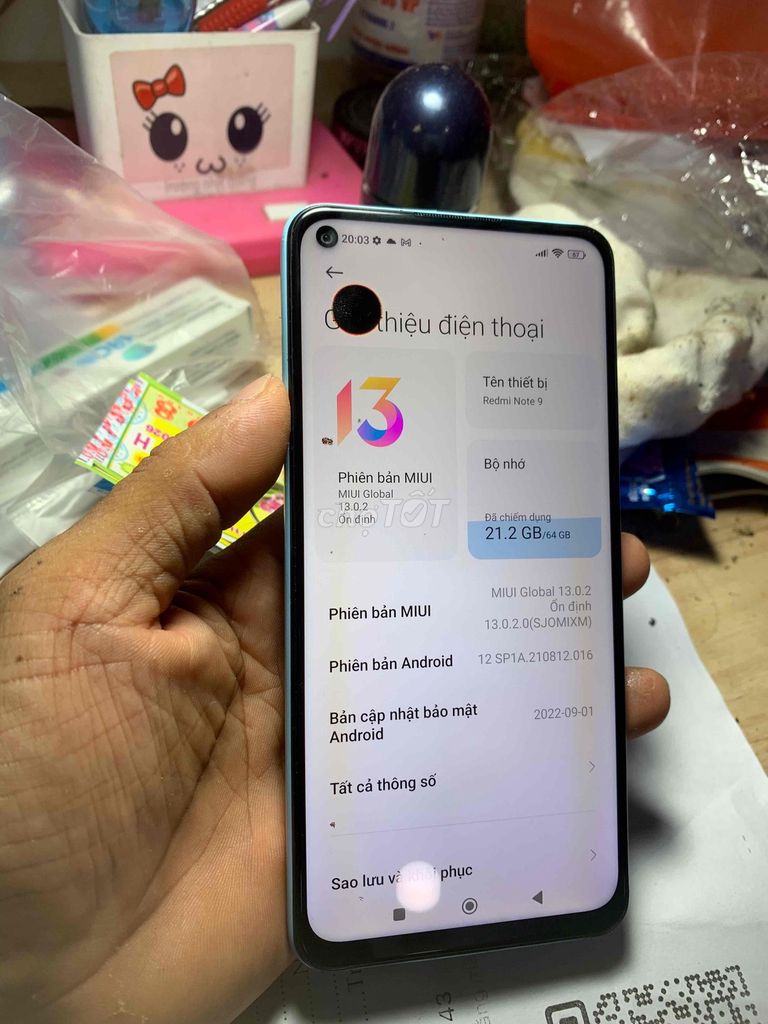 redmi note 9 64GB Xanh 3GB. Mua bán Điện thoại tại Huyện Hóc Môn Tp Hồ Chí Minh được đăng bởi Nguyễn trọng hửu hình 1