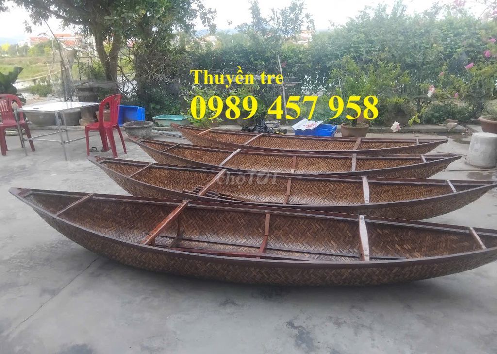 Thuyền tre, Thuyền nan tre, Thuyền hái sen. Mua bán Đồ thể thao, Dã ngoại tại Huyện Dầu Tiếng Bình Dương được đăng bởi BẮC HÀ hình 1