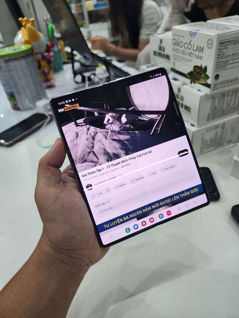 Samsung galaxy fold 2 5G màn sọc chữa cháy