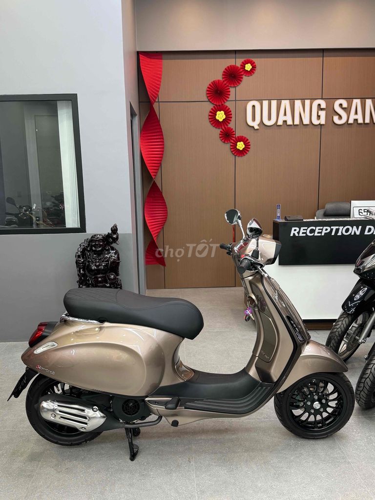 Vespa 150TFT 2024 Nâu đồng lướt 6k km Hỗ trợ góp