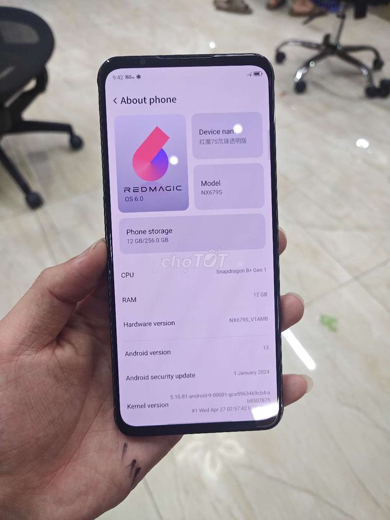 RedMagic 7S Pro 256GB Đen. Mua bán Điện thoại tại Quận Nam Từ Liêm Hà Nội được đăng bởi Phạm Hùng hình 1