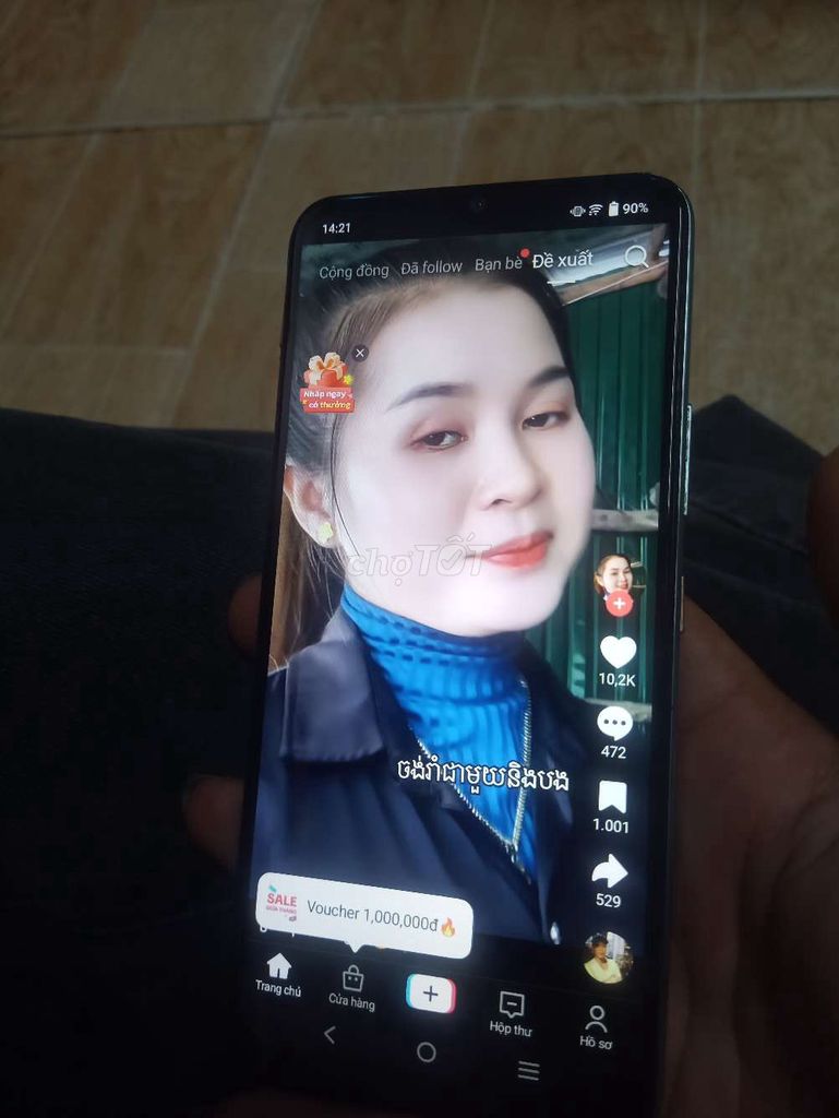 Vivo Y3s Xanh 2 sim. Mua bán Điện thoại tại Huyện Lộc Ninh Bình Phước được đăng bởi duy second hand hình 1