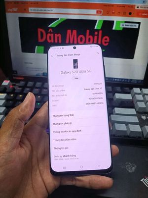 SAMSUNG S20 ULTRA 12GB.128GB EXYNOS 990 FULL CN